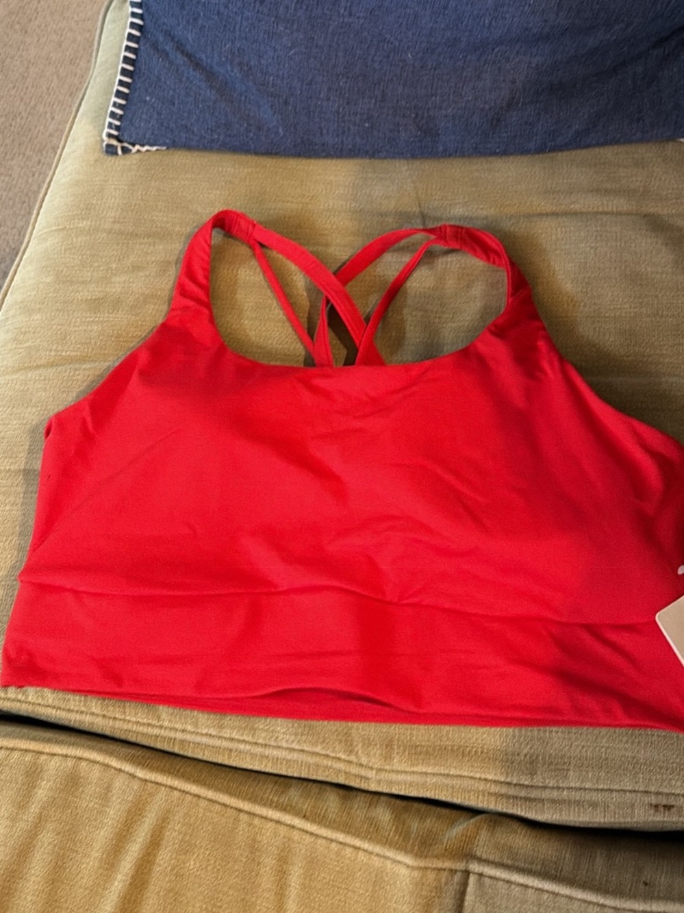 lululemon athletica Red Energy Longline Bra Evolve
